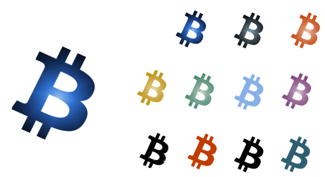 symboly Bitcoinu